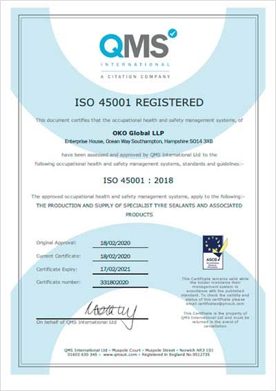 OKO México - Certificación ISO 45001